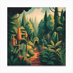 Forest Path Canvas Print