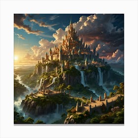 Fantasy Castle 10 Canvas Print