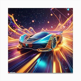 Super car Canvas Print