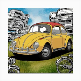 Vw Beetle 1 Canvas Print