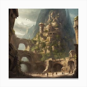 Fantasy City 119 Canvas Print