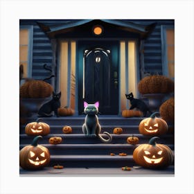 Halloween - Halloween Stock Videos & Royalty-Free Footage Canvas Print
