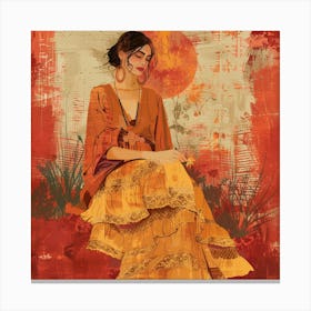 Mexican Girl 1 Canvas Print