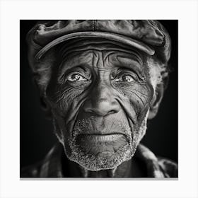 Portrait Of An Old Man 2 Canvas Print