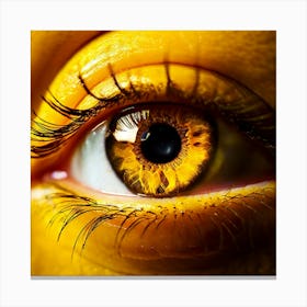 Yellow Eye 5 Canvas Print