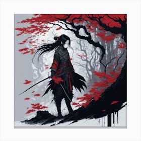 Samurai Warrior Canvas Print