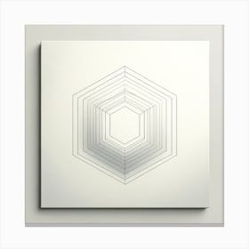 Hexagons Metal Print Canvas Print