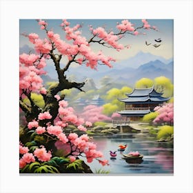 Cherry Blossoms Canvas Print