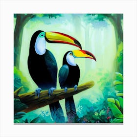 Brilliant Bills: Toucan Portraits Canvas Print