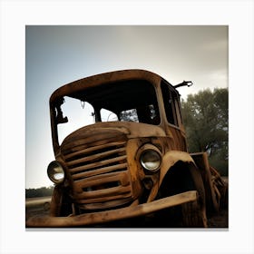 Rusted Truck Canvas Print