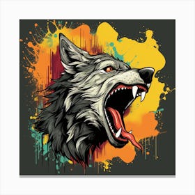 Wolf Head 5 Canvas Print