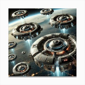 Surveillance Stations Converted Canvas Print