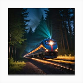 Nighttime Landscape Canvas Print