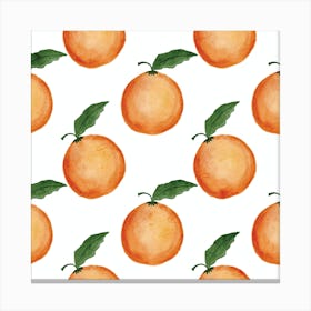 Orange Pattern 1 Canvas Print
