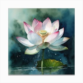 Lotus10 Canvas Print