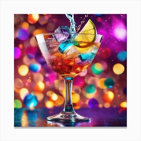 Cocktail In A Glass 9 Canvas Print