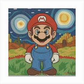Mario Bros 4 Canvas Print