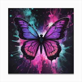 Butterfly Painting 250 Canvas Print