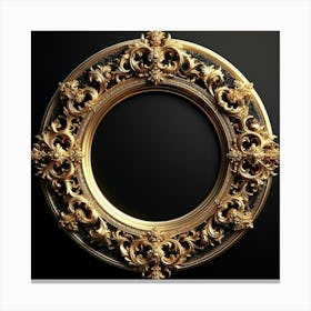 Gold Frame 1 Canvas Print