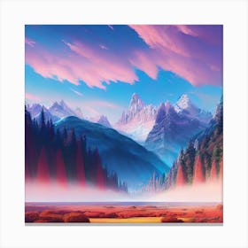 Mountain Landscape 16 Canvas Print