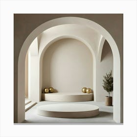Arched Room 10 Canvas Print