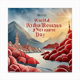 World Iraqi Rassess Day Canvas Print