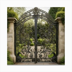 Wrought Iron Gate Canvas Print