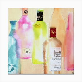 Wine Bottles 4 Canvas Print