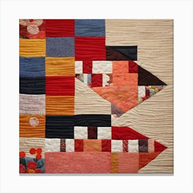 Abstract Quilt Art, 1506 Canvas Print