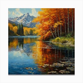 Autumn Reflections Canvas Print