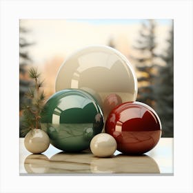 Christmas Ornaments 15 Canvas Print