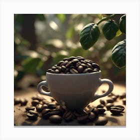 Coffee Beans 141 Canvas Print