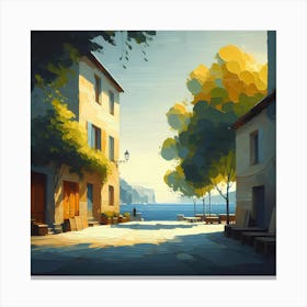 Street Painting 4 Canvas Print