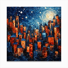 Night City Canvas Print