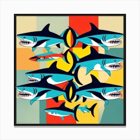 Pisces Jaws Canvas Print