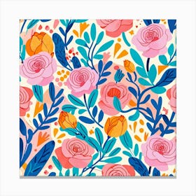 Floral Pattern 20 Canvas Print