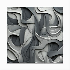 Abstract Abstract Wall Art 1 Canvas Print