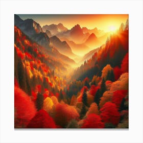 Autumn Landscape Canvas Print