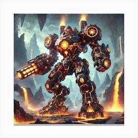 Overlord Tyrus Command Mech Canvas Print