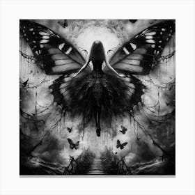 Fluttering Butterfly Canvas Print