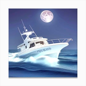 Moonlight Cruise 14 Canvas Print