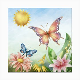 Butterflies Canvas Print