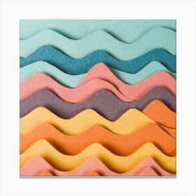 Paper Waves Canvas Print