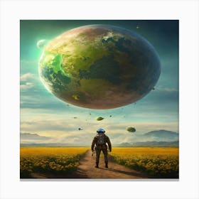 Space Traveler Canvas Print