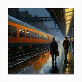 Train Station 4 Canvas Print