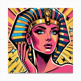 Pop Egyptian Heba Radiance Canvas Print