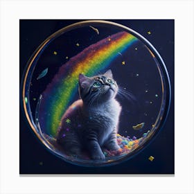 Cat Galaxy (33) Canvas Print