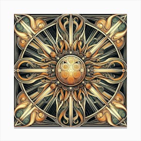 Teutonic Sun Canvas Print