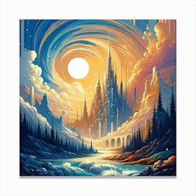 A Fantastical Land 30 Canvas Print