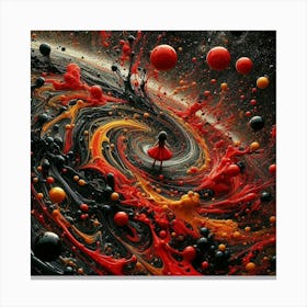 Abstract Painting 100 Leinwandbild